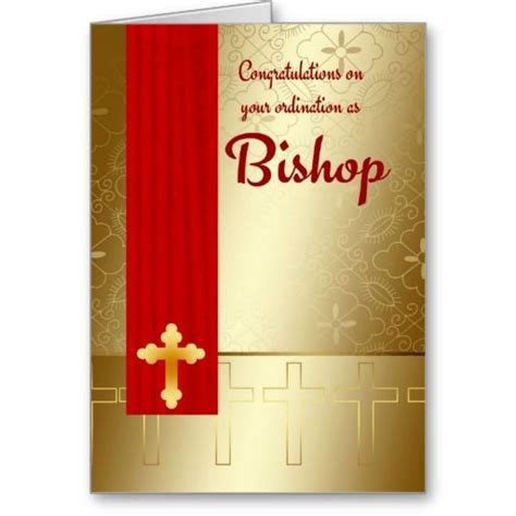 printable ordination cards for bishops